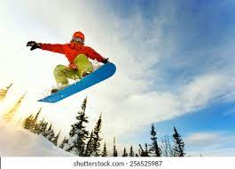 Person snowboarding